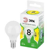 Лампа светодиодная GREEN LINE P45-8W-830-E14 GL 8Вт шар 3000К свет тепл. E14 Эра Б0067007