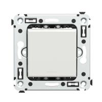 Выключатель 1-кл. 2мод. СП Avanti "Белое облако" 16А IP20 бел. DKC 4400103