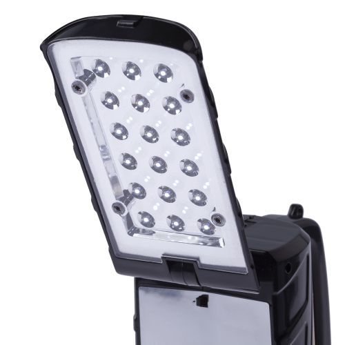 Фонарь-прожектор аккумуляторный TSP19 19 + 18LED аккум. 4В 2А.ч ЗУ 220В (картон. упак.) Трофи C0045552/Б0008436