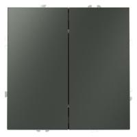 Переключатель проходной 2-кл. СП S70 10А механизм титан Voltum VLS020306