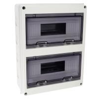Бокс модульный накладной PDB/W 4024 GR (ЩРН-ПГ-24) IP65 пластик. Pro JazzWay 5072145
