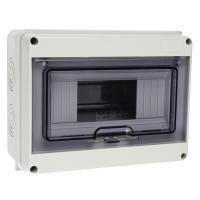 Бокс модульный накладной PDB/W 4008 GR (ЩРН-ПГ- 8) IP65 пластик. Pro JazzWay 5072060