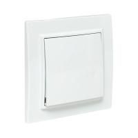 Выключатель 1-кл. СП Минск 10А IP20 бел. Basic EKF ERV10-021-10