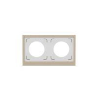 Рамка 2-м KANT IP44 ванильн. марципан DKC 7015944