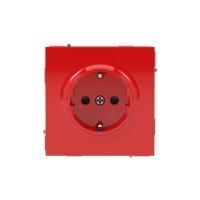 Розетка силовая KANT 2P+E защ. шторки красн. сатин DKC 7001003