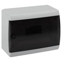 Корпус навесной ЩРН-П-8 ЭРА COMFORT IP41 прозр. крышка пластик. бел. ЭРА Б0067224