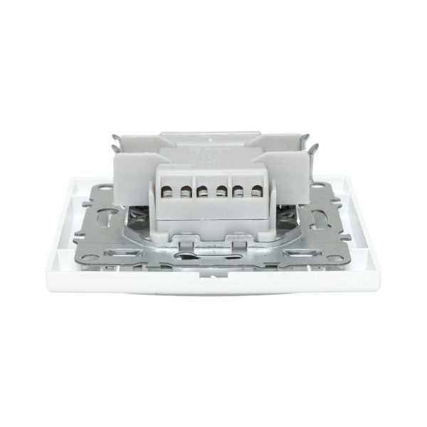 Выключатель 2-кл. СП Минск 10А IP20 бел. Basic EKF ERV10-023-10