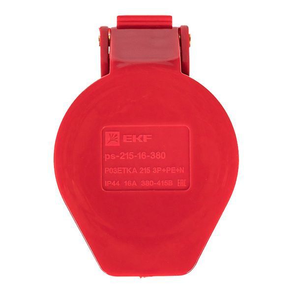 Розетка кабельная 16А 380В 3P+РЕ+N IP44 (215) EKF ps-215-16-380