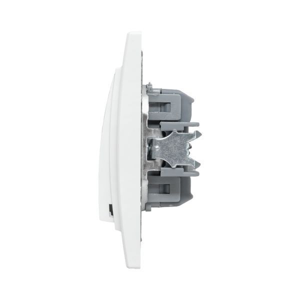 Выключатель 2-кл. СП Минск 10А IP20 с индикатором бел. Basic EKF ERV10-123-10