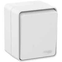 Выключатель 1-кл. ОП AtlasDesign PROFI IP54 10AX бел. SE ATN540111
