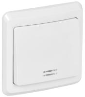 Выключатель 1-кл. СП Вега 10А IP20 ВС10-1-1-ВБ с индикацией бел. GENERICA EVV11-K01-10-DM