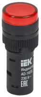 Лампа светосигнальная AD16DS d16мм 230В AC красн. KARAT IEK BLS10-ADDS-230-K04-16
