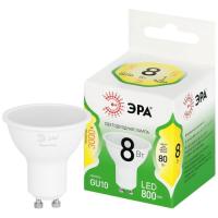 Лампа светодиодная GREEN LINE MR16-8W-830-GU10 GL 8Вт софит 3000К свет тепл. GU10 Эра Б0067081