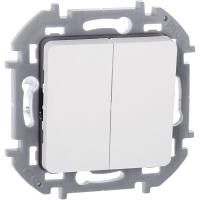 Выключатель 2-кл. Inspiria 10А IP20 250В 10AX механизм бел. IEK 673620