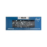 Болт с шестигранной головкой М6х20 DIN 933 оцинк. (уп.80шт) Tech-Krep/Zitar 105201