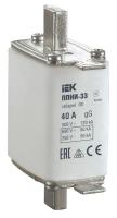 Вставка плавкая ППНИ-33 40А габарит 00 IEK DPP10-040