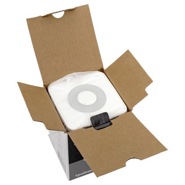 Удлинитель "Куб" 2х1.3м 2USB 2.4А+Type C + Ночник 1кв.мм EKF UBA-CUB-2-TC