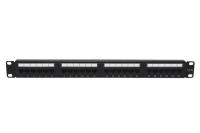 Патч-панель 19дюйм 1U кат.5E неэкранир. 24 порта RJ-45 Dual IDC с задн. кабельным организатором TOKOV ELECTRIC TKE-PP-5E-1U-24P-UTP-CO