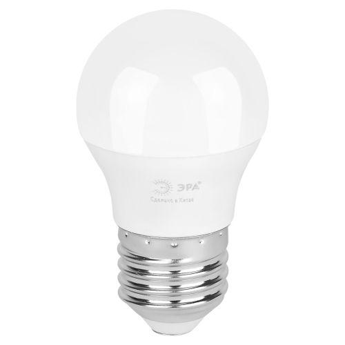 Лампа светодиодная GREEN LINE P45-6W-840-E27 GL 6Вт шар 4000К яркий свет бел. E27 Эра Б0067067