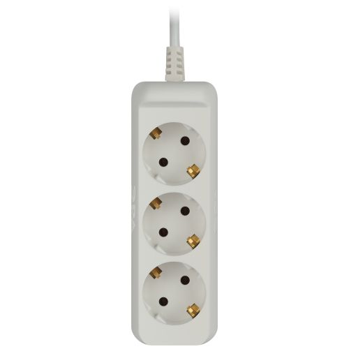 Удлинитель 3х1.5м с заземл. 10А IP20 UX-3e-1.5m ПВС 3х0.75 Эра Б0038575