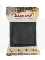 Выключатель 1-кл. ОП LETO черн. бархат LEZARD 752-4200-100
