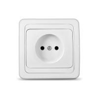 Розетка 1-м СП Валери 16А IP20 без заземл. бел. UNIVersal В0022