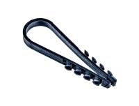 Дюбель-хомут PCD-R 11-18-55-100BL для круглого кабеля PA6.6 черн. (уп.100шт) JazzWay 5054868