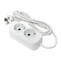 Удлинитель 2х2м с заземл. 16А IP20 Эксперт 3.0кВт ПВС 3х1 EKF UBA16-310-2-02