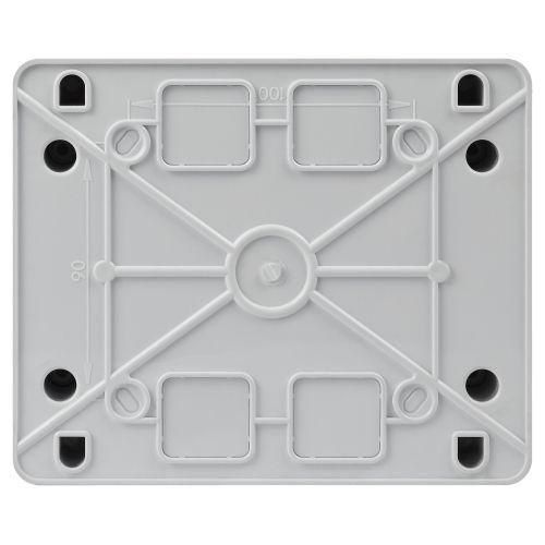Корпус навесной ЩРН-П-6 ЭРА COMFORT IP41 прозр. крышка пластик. бел. ЭРА Б0067468