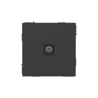 Розетка телевизионная одиночная TV KANT черн. уголь DKC 7012503