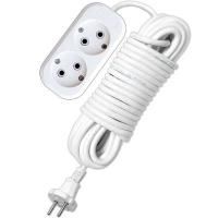 Удлинитель 2х10м без заземл. 10А IP20 Е-202 ПВС 2х1 АБС-пластик UNIVersal 9634265