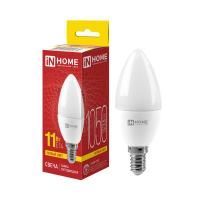 Лампа светодиодная LED-СВЕЧА-VC 11Вт свеча 3000К тепл. бел. E14 1050лм 230В IN HOME 4690612020464