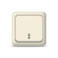 Переключатель проходной 1-кл. ОП Олимп 10А IP20 сл. кость UNIVersal Б-О0025