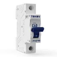 Выключатель автоматический модульный 1п C 40А 6кА PRIZMA TOKOV Electric TKE-PZ60-MCBI-1-40-C