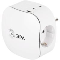 Разветвитель 3-м SP-3e-3USBAC-W + 3 USB A+C с заземл. со шторками 16А бел. Эра Б0069081