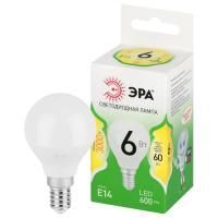 Лампа светодиодная GREEN LINE P45-6W-830-E14 GL 6Вт шар 3000К свет тепл. E14 Эра Б0067056