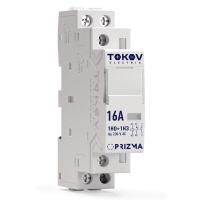 Контактор модульный 18мм 16А 230В АС 1НО 1НЗ PRIZMA TOKOV ELECTRIC TKE-PZ-MC-1-16-230-11