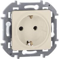 Розетка 1-м СП Inspiria 16А IP20 250В 2P+E немецк. стандарт механизм сл. кость IEK 673721