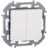 Выключатель 2-кл. Inspiria 10А IP20 250В 10AX механизм бел. IEK 673620