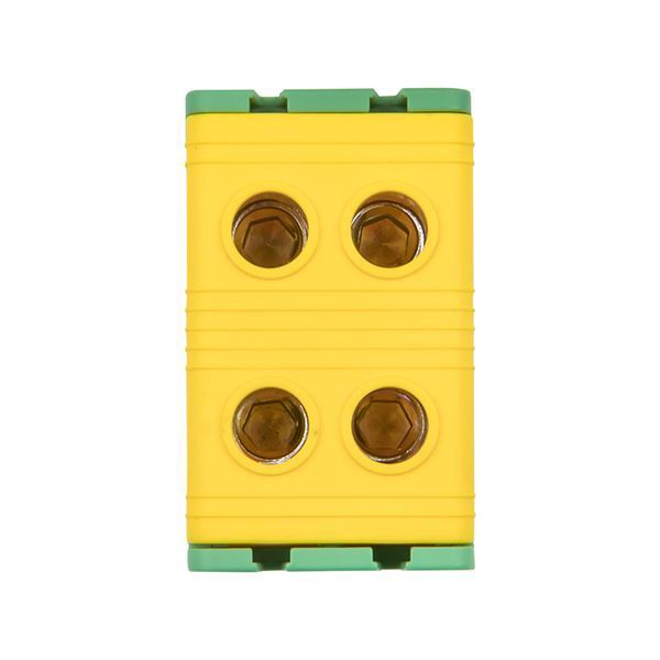 Клемма силовая вводная двойн. КСВ 16-50кв.мм желт./зел. EKF plc-kvs2-16-50-y-green