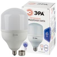 Лампа светодиодная высокомощная STD LED POWER T140-65W-6500-E27/E40 65Вт T140 колокол 6500К холод. бел. E27/E40 (переходник в компл.) Эра Б0027924