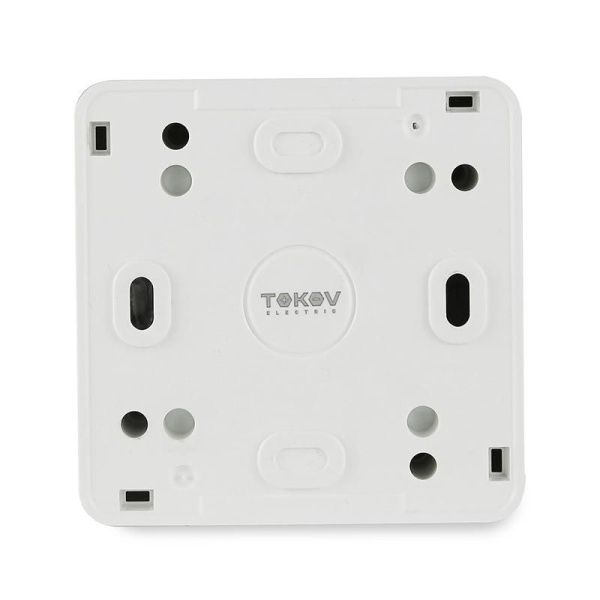 Кнопка звонка ОП Nix 10А IP54 250В бел. TOKOV ELECTRIC TKE-NX-DB-C01-IP54
