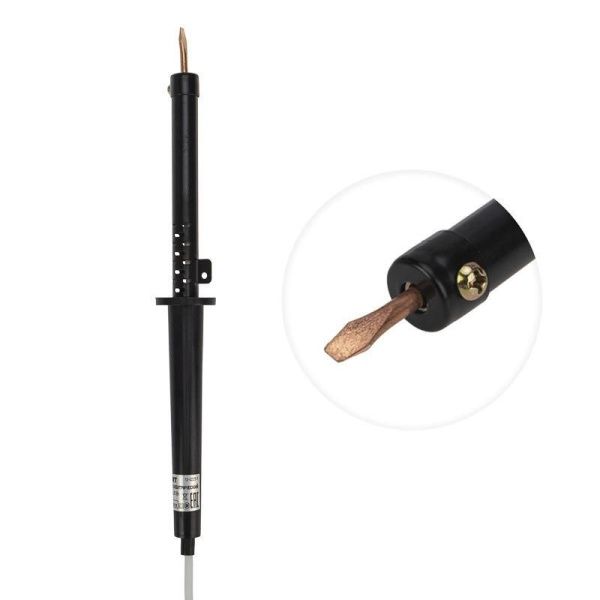 Паяльник ЭПСН 25Вт 230В пластик. ручка Rexant 12-0225-1