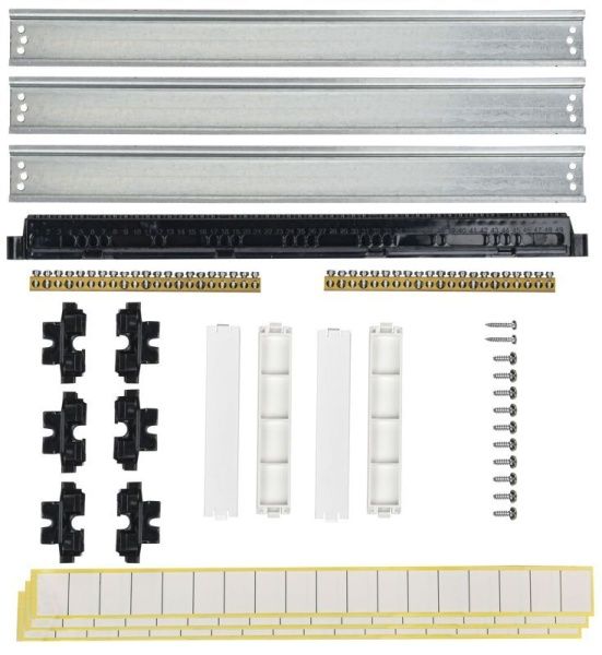 Корпус ЩРВ-П-54 TEKFOR IP41 черн. прозр. дверь пластик. IEK TF5-KP12-V-54-41-K01-K03