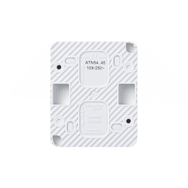 Розетка 1-м ОП AtlasDesign PROFI 16А IP54 250В заземл. защ. шторки бел. SE ATN540145