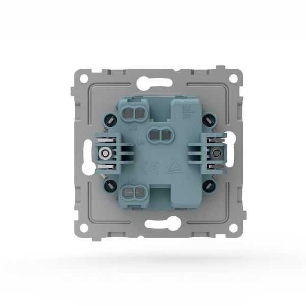 Переключатель 1-кл. СП Pixel IP44 механизм бел. TOKOV ELECTRIC TKE-PX-P1-C01-IP44