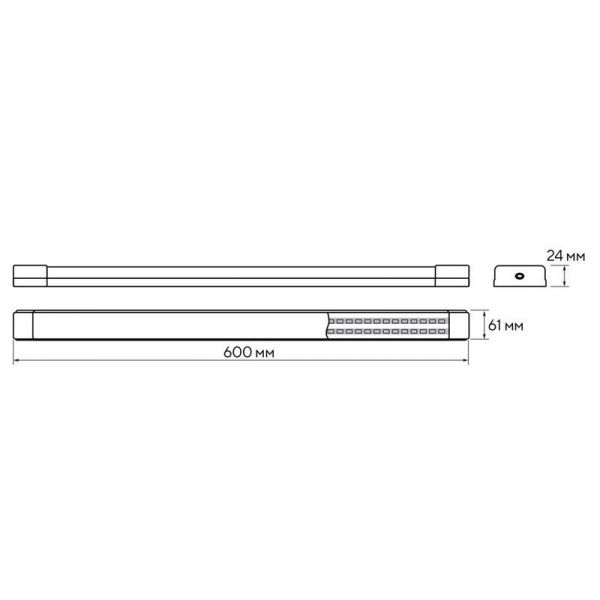 Светильник светодиодный PPO-07 600 Prisma 18Вт 6500К IP40 ДПО JazzWay 5064263