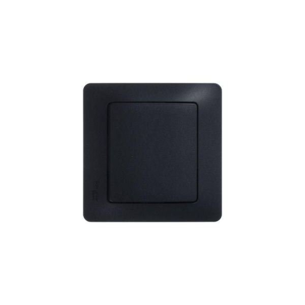 Переключатель проходной 1-кл. СП Glossa 10А IP20 (сх. 6а) 10AX механизм антрацит SE GSL000761