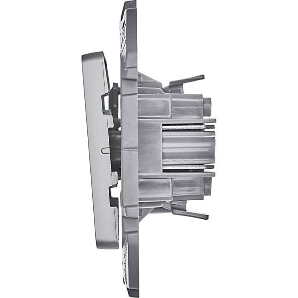 Выключатель 1-кл. Inspiria 10А IP20 250В 10AX механизм алюм. IEK 673602