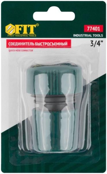Соединитель пластиковый 3/4дюйм FIT 77401